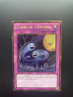 Yugioh Ghost Of A Grudge PGLD-EN029 Gold Secret Rare 1st Edition NM - Image 1