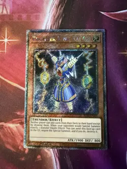 Yugioh Thunder King Rai-Oh RA03-EN206 Platinum Secret 1st Edition Near Mint - Image 1