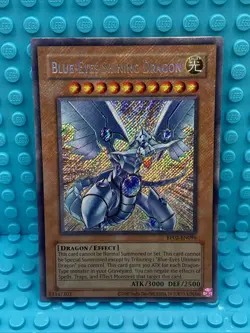 Yugioh! Blue-Eyes Shining Dragon RP02-EN096 Secret Rare Retro Pack Reprint - Image 1