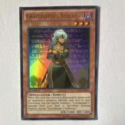 Yu-Gi-Oh! Gravekeeper's Nobleman Effect Ultra Rare Holo 1st Ed LVAL-EN031 - Image 1