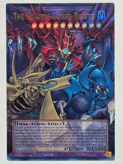 YuGiOh CORI-EN029 The Chaotic Phantasmal Sacred Beast Extended Ultra Rare - Image 1