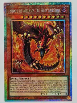 YuGiOh CORI-EN005 Inferno of the Sacred Beasts - Uria, Lord of Searing Starlight - Image 1