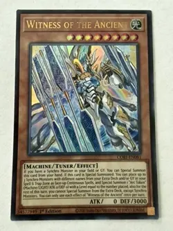 Yugioh - Witness of the Ancient - Ultra - 1st - CORI-EN081 - NM - Image 1
