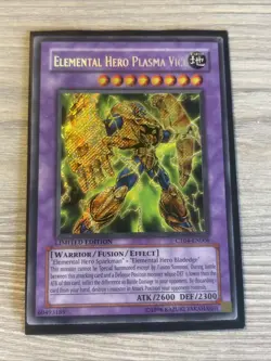 Yugioh Elemental Hero Plasma Vice CT04-EN006 Secret Rare Limited Edition - Image 1