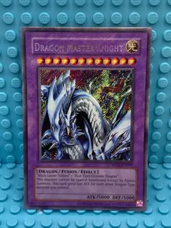 Yugioh! Dragon Master Knight RP02-EN097 Secret Rare Retro Pack Reprint - Image 1