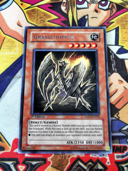 Grasschopper taev-en022 1st Edition (LP/MP) Rare Yu-Gi-Oh! - Image 1