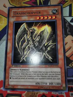Grasschopper taev-en022 1st Edition (LP/MP) Rare Yu-Gi-Oh! - Image 2