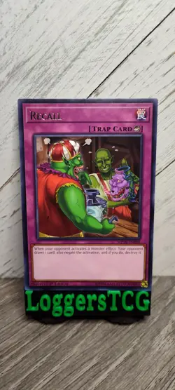 Yu-Gi-Oh! Recall / MP18-EN088 1st Edition LP - Image 1