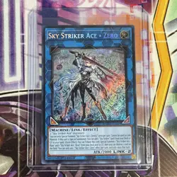 Sky Striker Ace = Zero DUAD-EN049 Secret Rare Yugioh 1st edition NM link - Image 1