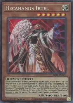 Yugioh! Hecahands Ibtel - PHRE-EN001 - Collector's Rare - 1st Edition Near Mint, - Image 1