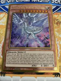 Yugioh Deep-Eyes White Dragon MVP1-ENG05 1st Edition NM - Image 1