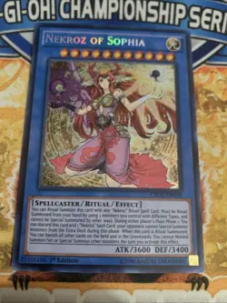 Yugioh Nekroz of Sophia CROS-EN038 1st Edition NM - Image 1