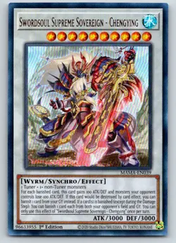 Swordsoul Supreme Sovereign - Chengying MAMA-EN039 Yu-Gi-Oh 1st Edition NM - Image 1