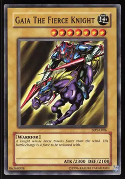 Gaia The Fierce Knight SDY-E006 Starter Deck: Yugi Yu-Gi-Oh LP - Image 1