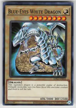 Blue-Eyes White Dragon (Version 4) LDK2-ENK01 Common Yu-Gi-Oh Unlimited MP - Image 1