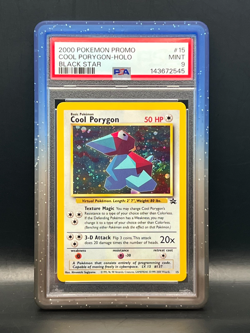 Cool Porygon 15/53 Holo with Swirl Black Star Promo-2000 Pokemon Promo - PSA 9 - Image 1