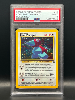 Cool Porygon 15/53 Holo with Swirl Black Star Promo-2000 Pokemon Promo - PSA 9 - Image 2