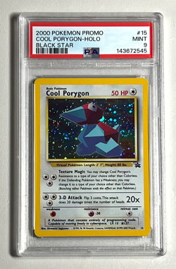 Cool Porygon 15/53 Holo with Swirl Black Star Promo-2000 Pokemon Promo - PSA 9 - Image 4
