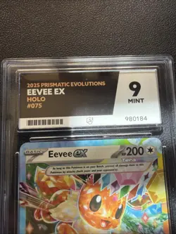 Pokemon TCG Eevee EX Holo 075/131 Prismatic Evolutions ACE 9 MINT - Image 3