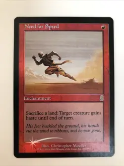 Need For Speed Mtg - Odyssey - Rare - FOIL - Near Mint - Image 1