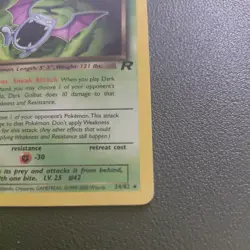 Pokemon Dark Golbat TCG Team Rocket 24/82 Regular - Image 3
