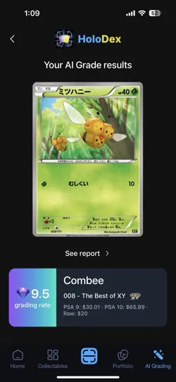 Pokemon TCG Combee Reverse Holo JP The Best of XY 008/171 2017 NM/Mint Condition - Image 3