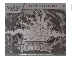 Pokemon Mega Evolution Pitch Black Pokemon Center Elite Trainer Box PRESALE - Image 1