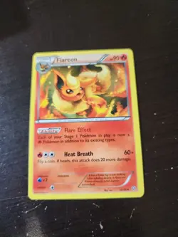 Flareon 13/98 Non-Holo Uncommon XY Ancient Origins Pokemon Card Near Mint p32 - Image 1