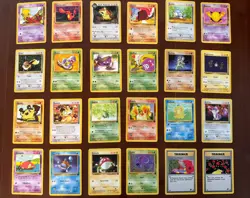 Pokemon TCG Team Rocket Complete Common Set WOTC 24 Cards LP - Image 1