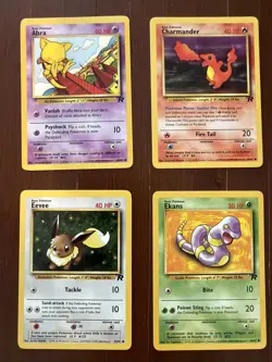 Pokemon TCG Team Rocket Complete Common Set WOTC 24 Cards LP - Image 3