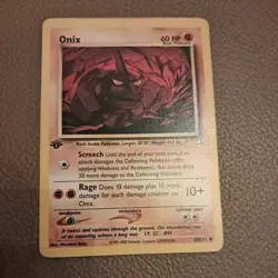 Onix 69/111 Neo Genesis 1st Edition Pokemon TCG Card - lp - Image 1