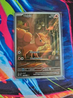 Pokemon Vulpix Illustration Rare Holo 138/132 Me01: Mega Evolution 70HP Card - Image 1