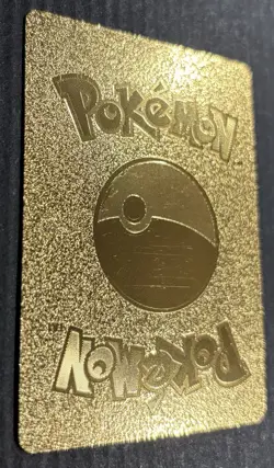 Pokemon Blastoise GX 240hp Gold Foil Fan Art Collector Card TCG - Image 4