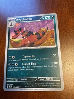 Krookodile 059/086 Black Bolt Regular Pokemon TCG Card - Image 1