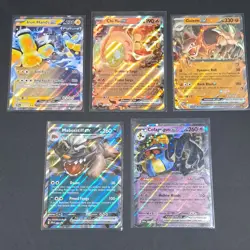 Pokemon TCG 5-Card Holo ex Lot Iron Hands Chi-Yu Golem Mabosstiff Cofagrigus EN - Image 1