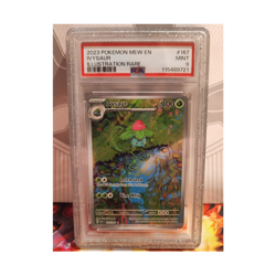 Pokemon TCG PSA 9 Ivysaur 167/165 Sv: Scarlet & Violet 151 IR Holo EN 2023 - Image 1
