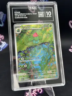 Ivysaur 167/165 Pokemon TCG SV: Scarlet & Violet 151 IR Full Art - TAG 10 - Image 1