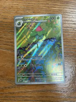 Pokemon TCG Ivysaur Scarlet & Violet 151 IR #167/165 - Image 1