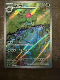 Pokemon TCG Ivysaur Scarlet & Violet 151 IR #167/165 - Image 1