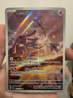 Mesprit 204/191 Surging Sparks Illustration Rare Holo Pokemon Card - NM Lot1 - Image 1
