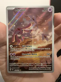 Mesprit 204/191 Surging Sparks Illustration Rare Holo Pokemon Card - NM Lot2 - Image 1