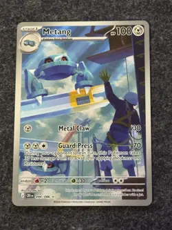 Pokemon TCG- Metang - 094/086 - ME04: Chaos Rising (CRI) Illustration Rare NM - Image 1