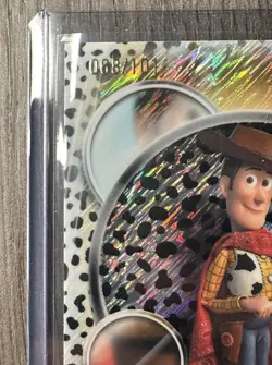 2026 Topps Chrome Disney WOODY /101 (Color MatchU) Dalmatians Parallel Toy Story - Image 2
