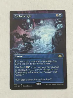 MTG English Borderless Cyclonic Rift NM Normal Double Masters - Image 1