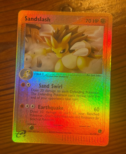 Sandslash 21/100 EX Sandstorm Reverse Holo Foil E Series Rare Pokemon Card HP - Image 1