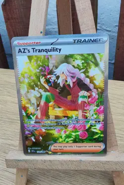AZ’s Tranquility 120/086 SIR Chaos Rising Pokemon TCG Card *Pack Fresh* - Image 1