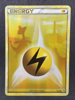 LP/NM Pokemon (Reverse Holo)LIGHTNING ENERGY Card CALL OF LEGENDS 91/95 Ampharos - Image 1