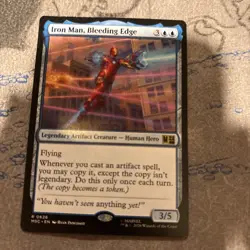 ~ Iron Man, Bleeding Edge ~ NM ~ Commander: Marvel Super Heroes ~ MTG ~ - Image 1