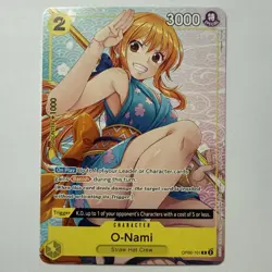 O-Nami (Welcome Pack Vol. 2) OP06-101 R Normal One Piece Promotion Card NM - Image 1