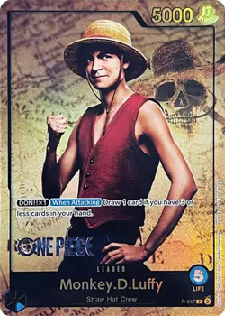 Monkey.D.Luffy (Premium Card Collection -Live Action Edition-) [P-047] Foil NM - Image 1